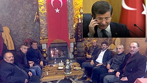 MUHTARLAR, GP LİDERİ AHMET DAVUTOĞLU İLE GÖRÜŞTÜLER