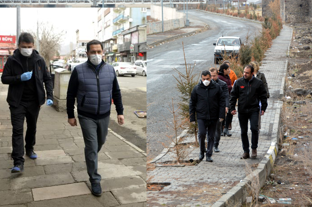 VALİ ÇARŞIDA, BAŞKAN SAHADA