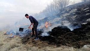 ARDAHAN'DA ORMAN YANGINI