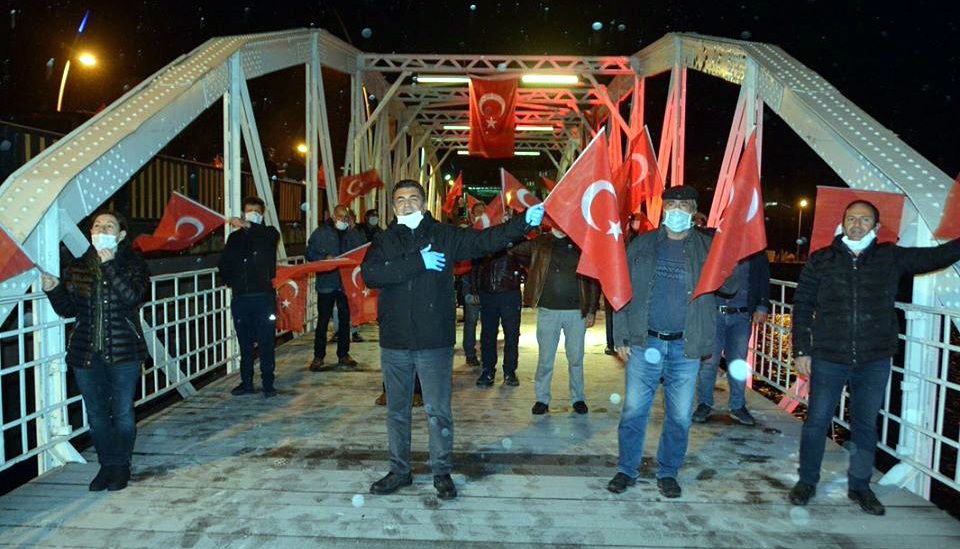 Kura Köprüsünde anlamlı kutlama