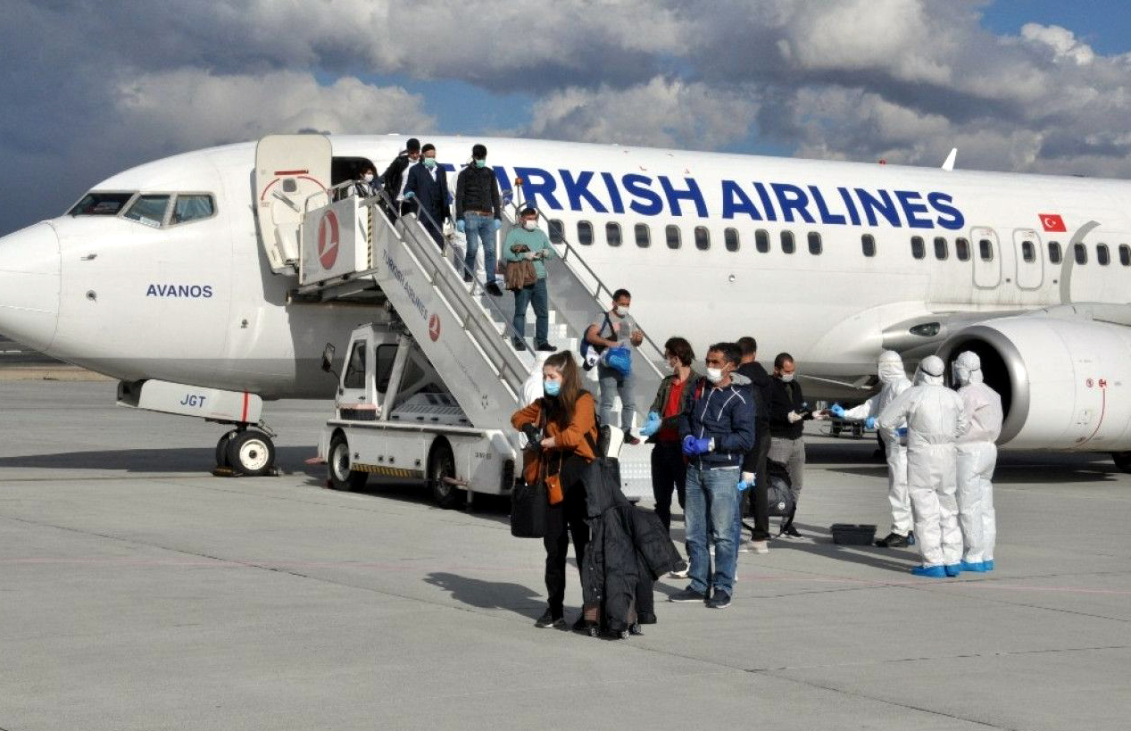 MALTA'DAN GETİRİLEN 104 TÜRK, KARS’TA KARANTİNAYA ALINDI