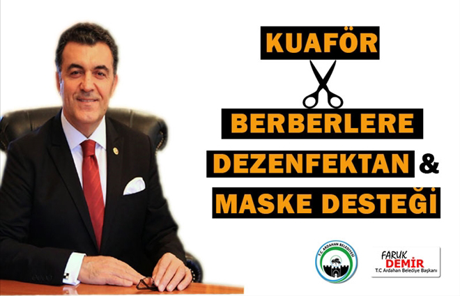 Başkan Demir'den kuaför ve berberlere destek