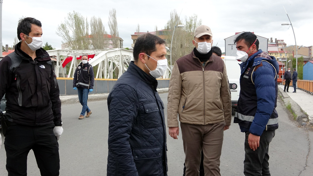 Vali Masatlı, yasak tedbirlerini denetledi