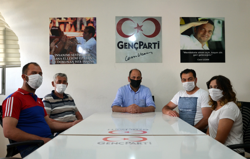 Taştan, ilk ziyaretini Genç Parti’ye yaptı