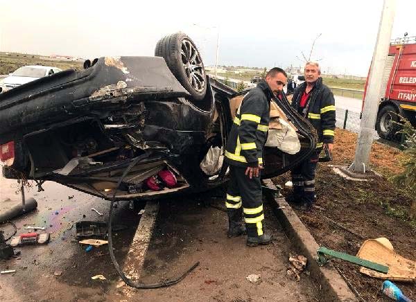TRAFİK KAZASI: 1 ÖLÜ