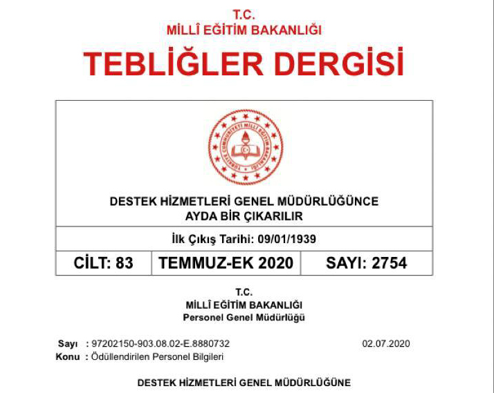 EĞİTİMDE SONUNCU OLUNCA ÖDÜLDE YOK