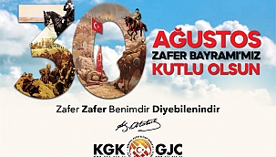 KGK: 30 AĞUSTOS DİRİLİŞİMİZİN DESTANIDIR
