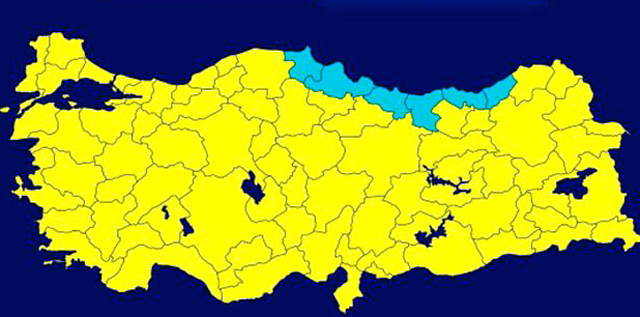 METEOROLOJİDEN ARDAHAN’A SARI UYARISI