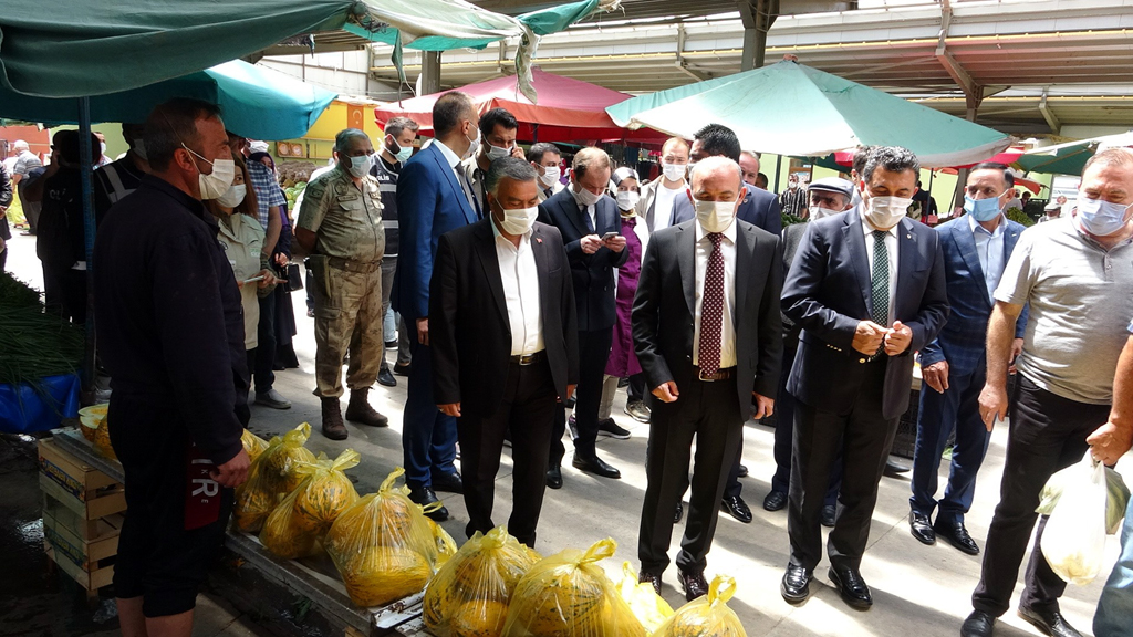 VALİ ÖNER VE BAŞKAN DEMİR’DEN 'KORONAVİRÜS' DENETİMİ
