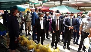 VALİ ÖNER VE BAŞKAN DEMİR’DEN 'KORONAVİRÜS' DENETİMİ