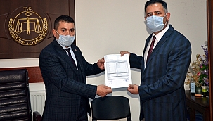BAŞKAN CANDAR YILMAZ, MAZBATASINI ALDI