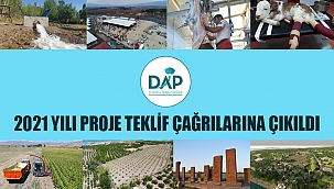 DAP: PROJE TEKLİF ÇAĞRISINA ÇIKTI