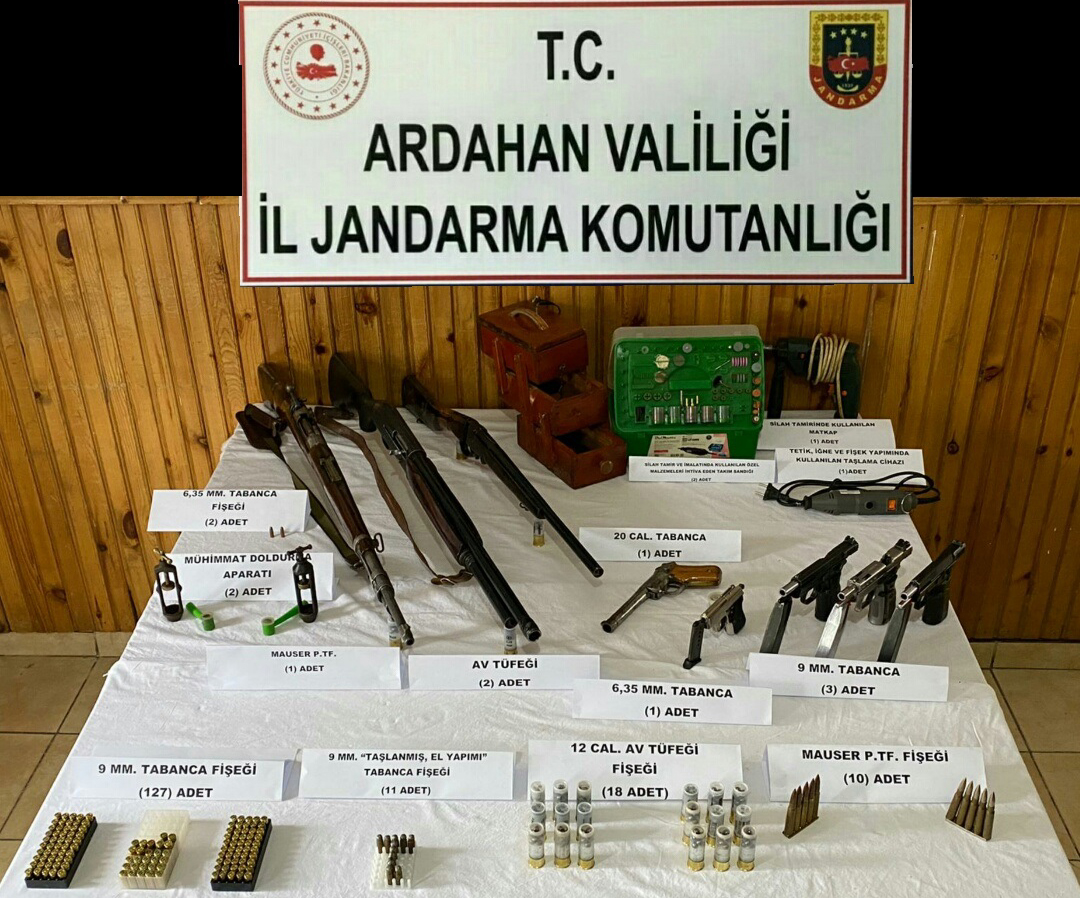 KAÇAK SİLAH ATÖLYESİNE OPERASYON: 3 GÖZALTI