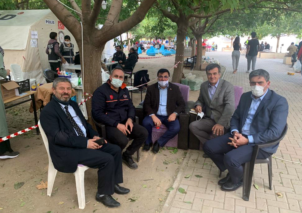 YUNUS BAYDAR, DEPREM BÖLGESİNDE