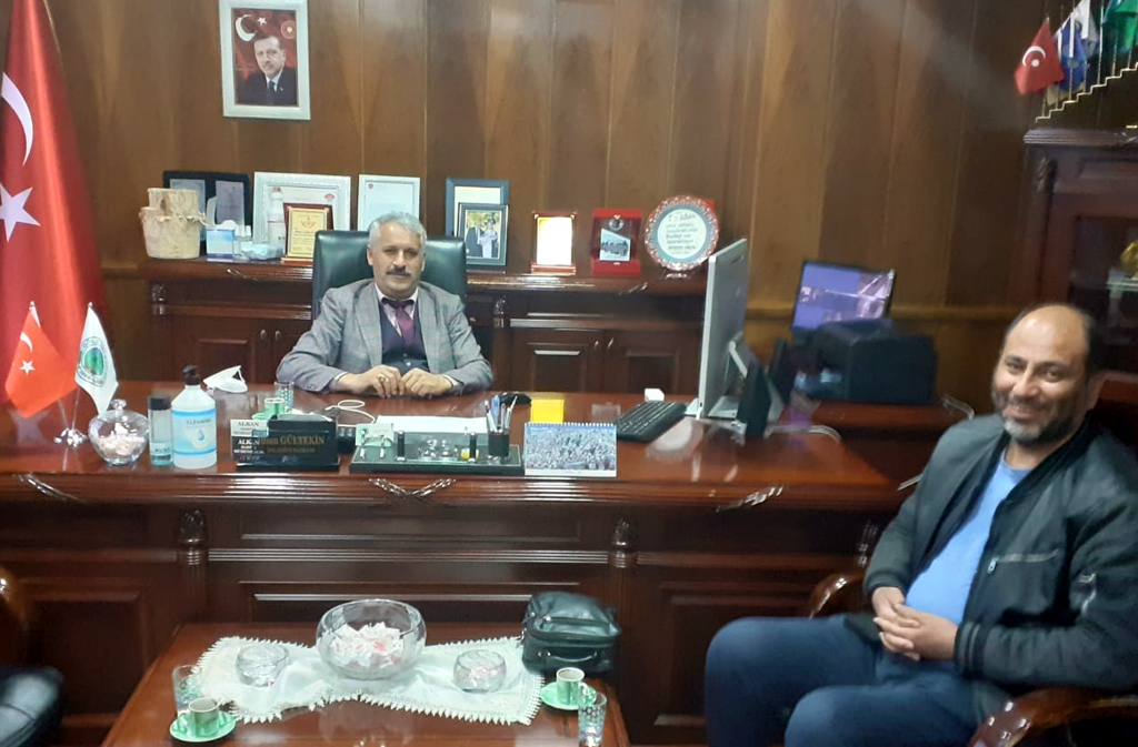 CİHAN ÇOBAN'IN İLK ZİYARETİ GÜLTEKİN'E
