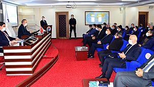 AFETLERE HAZIRLIK TOPLANTISI YAPILDI
