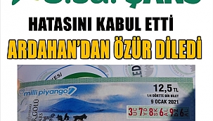 ÖZÜR DİLEDİ