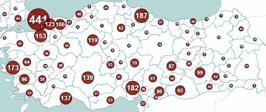 ŞİDDET HARİTASINDA ARDAHAN SON SIRADA