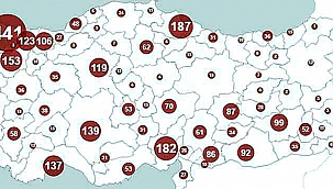 ŞİDDET HARİTASINDA ARDAHAN SON SIRADA