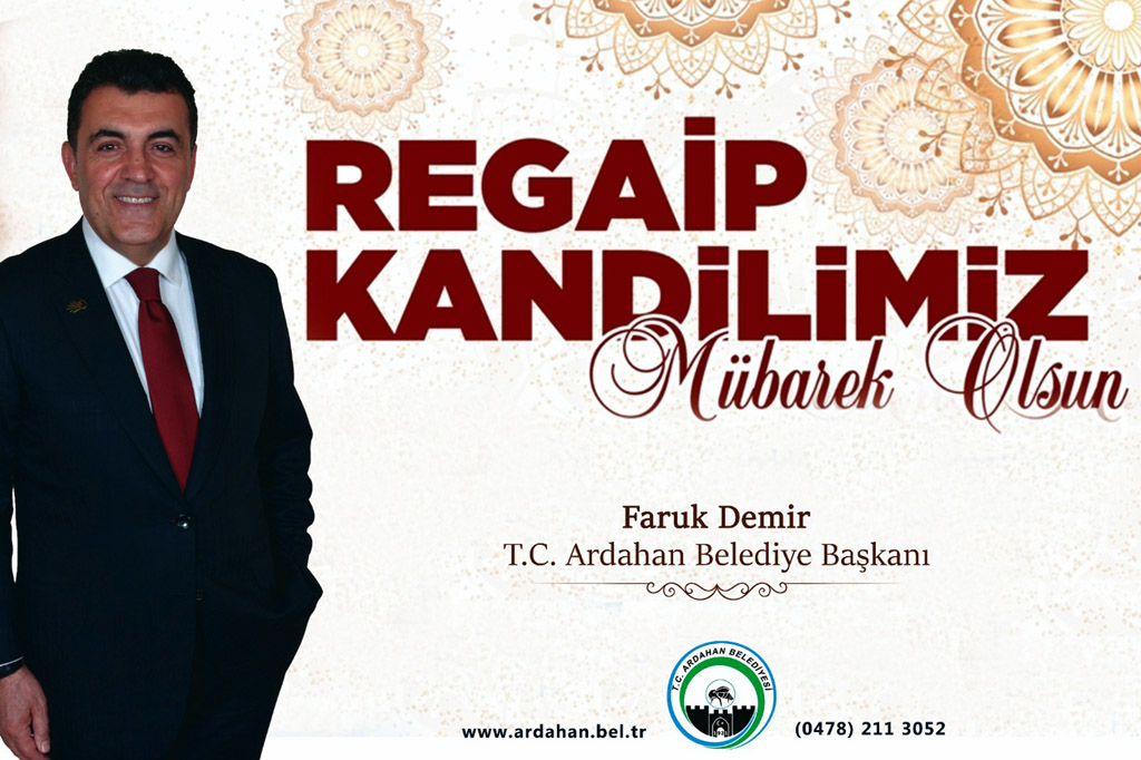 BAŞKAN FARUK DEMİR'DEN KANDİL MESAJI
