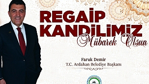 BAŞKAN FARUK DEMİR'DEN KANDİL MESAJI