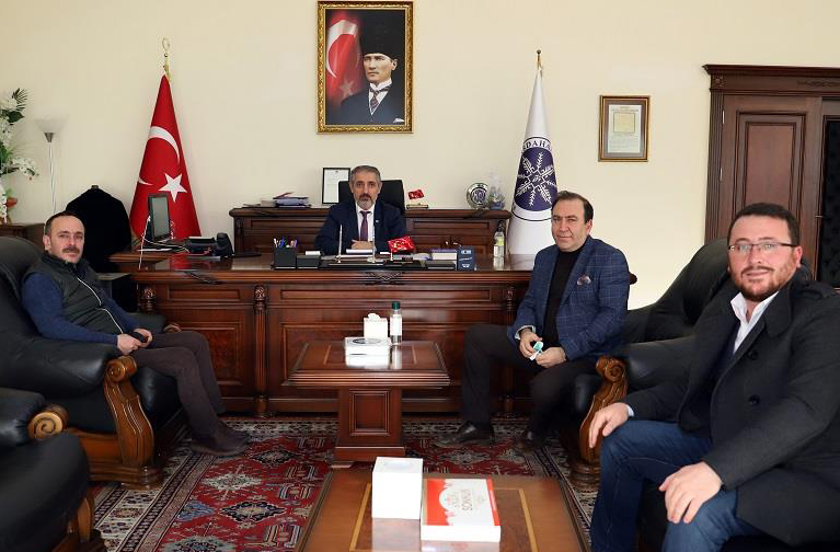 REKTÖR BİBER’E TEBRİK ZİYARETLERİ BAŞLADI