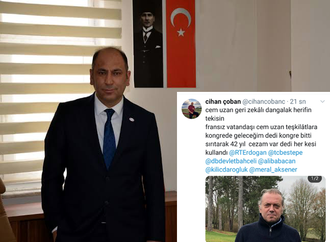 CİHAN ÇOBAN'DAN CEM UZAN'A SERT SÖYLEM