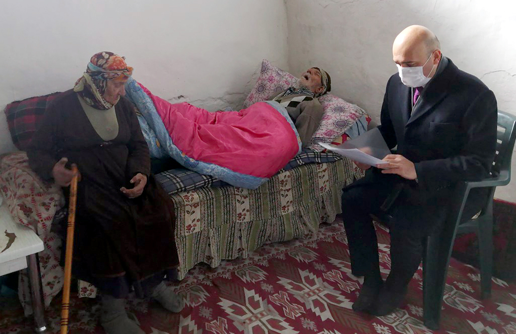 KAYMAKAM KOÇ’UN EN ZOR ZİYARETİ