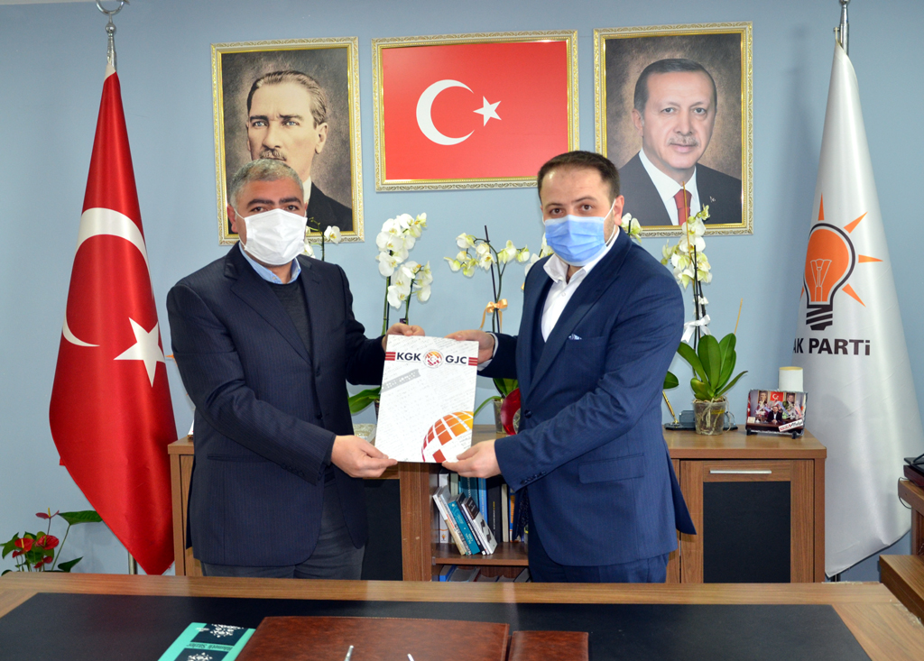 KGK’DAN BAŞKAN KOÇ’A TEBRİK ZİYARETİ