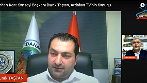 BURAK TAŞTAN, ARDAHAN TV’NİN CANLI YAYIN KONUĞU OLDU