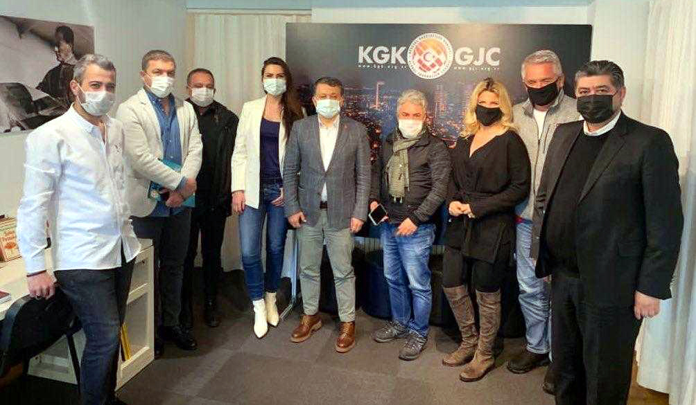 İSMAİL KÜÇÜKKAYA KGK'YI ZİYARET ETTİ