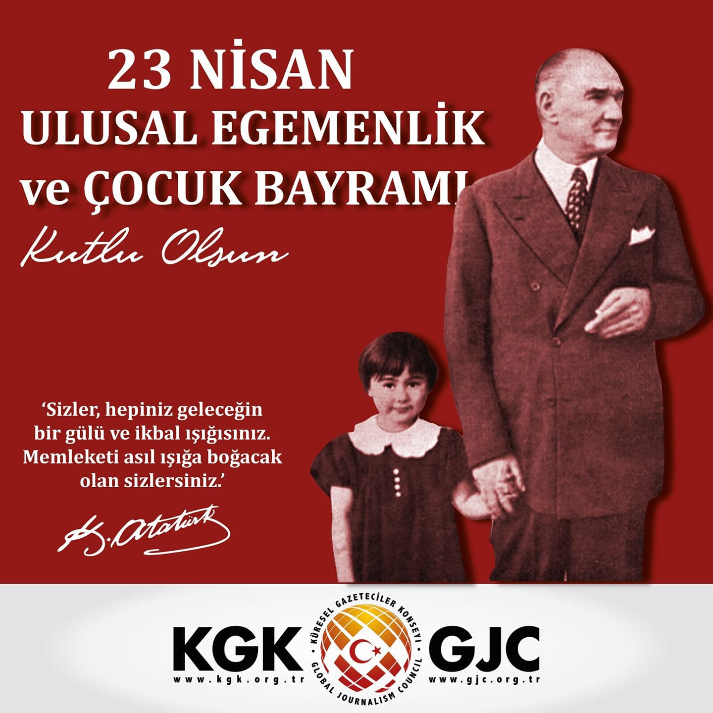 KGK: 23 NİSAN 101 YILLIK ONUR VE GURURUMUZ