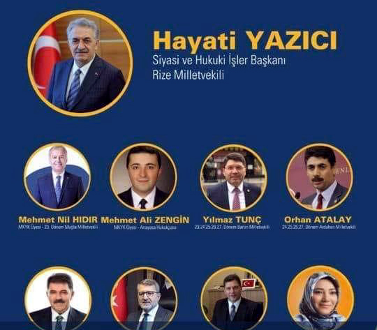 MİLLETVEKİLİ ATALAY’A YENİDEN GÖREV VERİLDİ