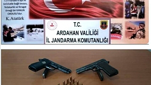 2 RUHSATSIZ SİLAH ELE GEÇİRİLDİ