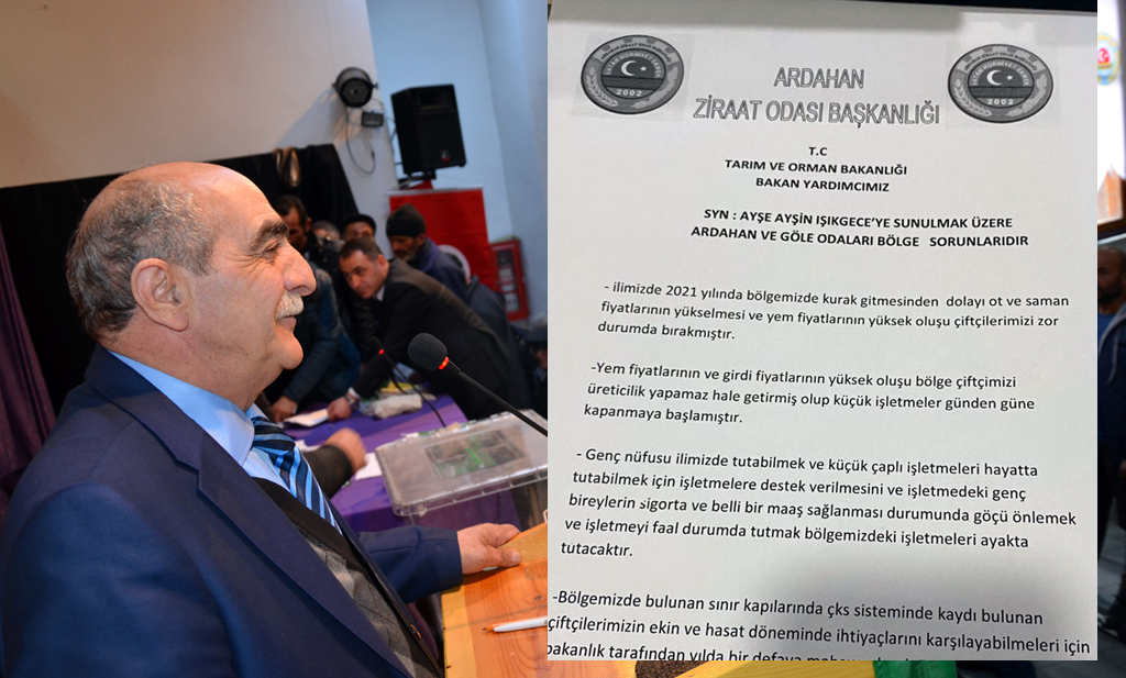 SURAL’DAN TARIM BAKANLIĞINA SORUN VE ÇÖZÜM RAPORU