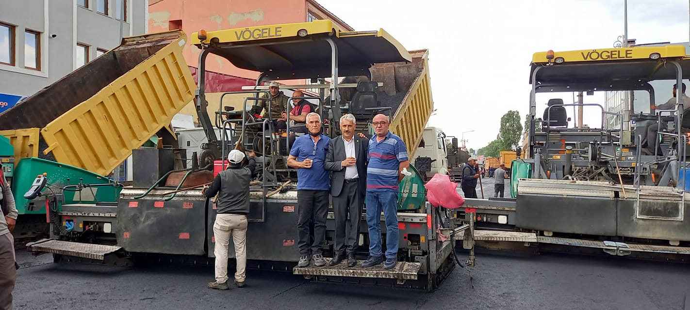 GÖLE BELEDİYESİ ÇALIŞIYOR
