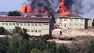 BOŞALTILMIŞ BİNADA YANGIN ÇIKTI!