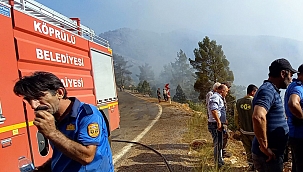 KÖPRÜLÜ İTFAİYE EKİPLERİ BÜYÜK MÜCADELE VERİYOR