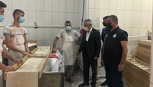 BAŞKAN GÜLTEKİN VE EKİBİNDEN SIKI KORONA DENETİMİ