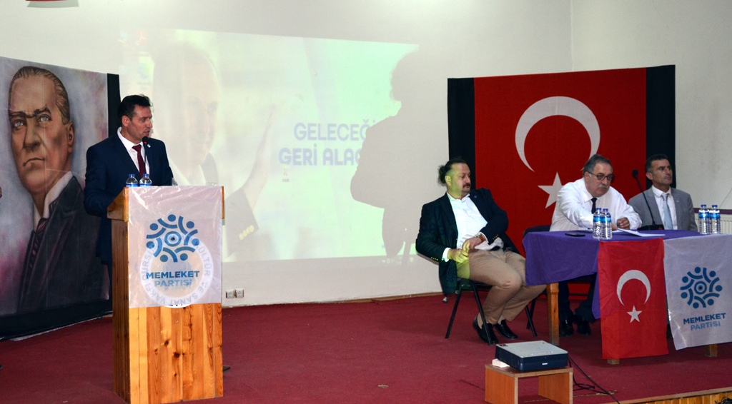 MEMLEKET PARTİSİ KONGRESİNDE BAŞKAN KEMALETTİN ÖZTÜRK'TEN SERT AÇIKLAMALAR