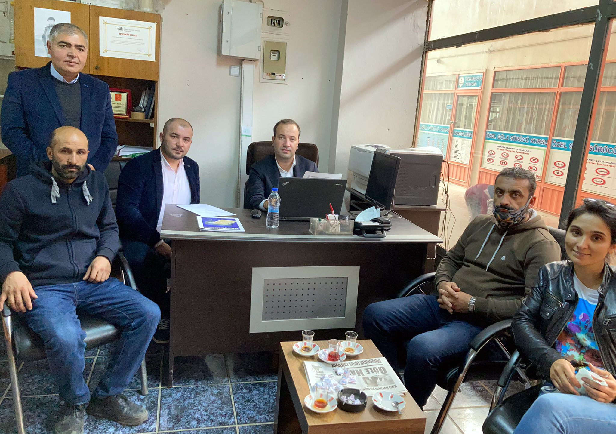 ARDAHAN'DA İLAN ALAN GAZETELER DENETLENDİ