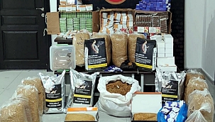 ARDAHAN'DA KAÇAK MAKARON ELE GEÇİRİLDİ