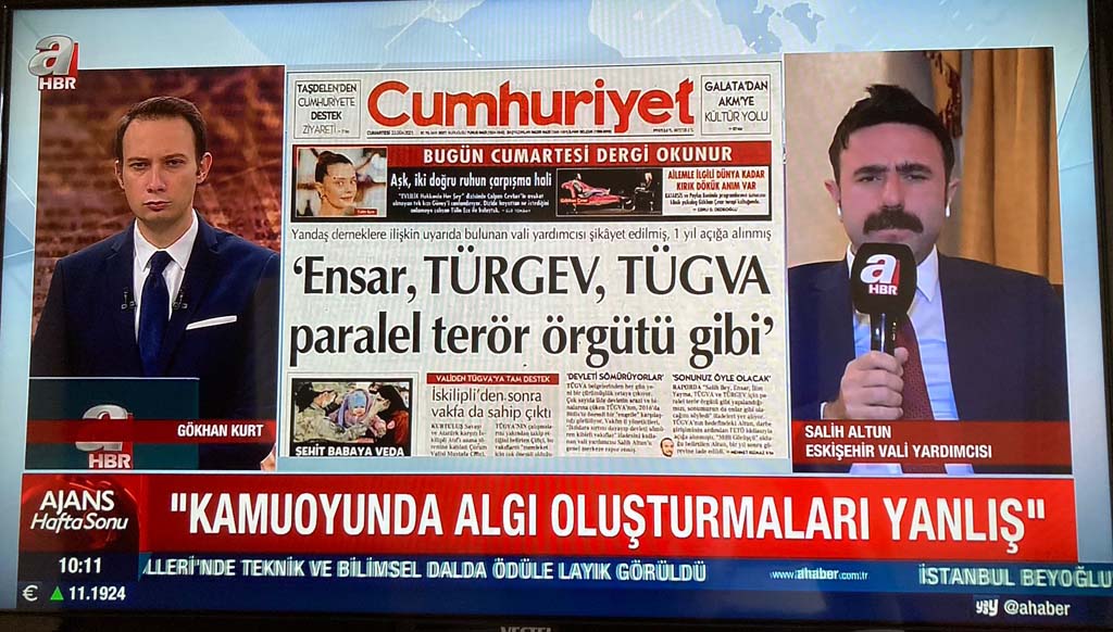SALİH ALTUN'DAN CUMHURİYET'İN MANŞETİNE YALANLAMA