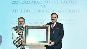 ARDAHAN ÜNİVERSİTESİ'NDEN HİSARCIKLIOĞLU'NA FAHRİ DOKTORA