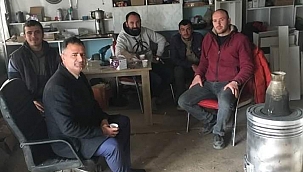 DEVA PARTİSİ İL BAŞKANI CANDAR YILMAZ, ESNAFI ZİYARET ETTİ
