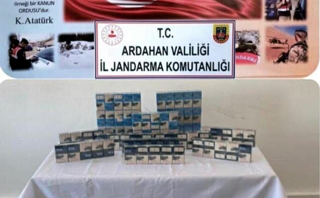 ARDAHAN'DA SİGARA OPERASYONU: 9 KİŞİ GÖZALTINDA