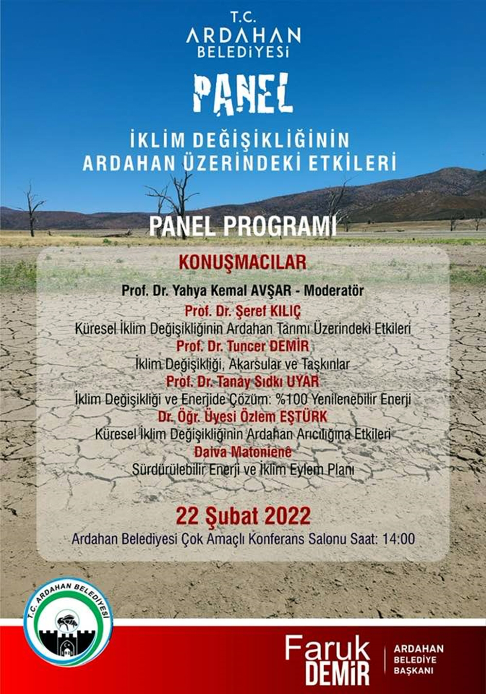 BELEDİYEDEN, İKLİM DEĞİŞİKLİĞİ PANELİ