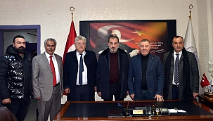 BAŞKAN ALİHANOĞLU, MHP HEYETİNE RAPOR SUNDU