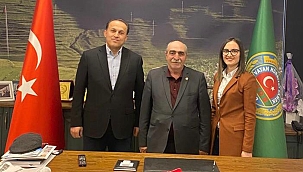İş Bankası Ardahan Şubesinden Ziraat Odası Başkanlığına ziyaret