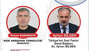 AYHAN BİLGEN ARDAHAN TV'YE KONUK OLUYOR